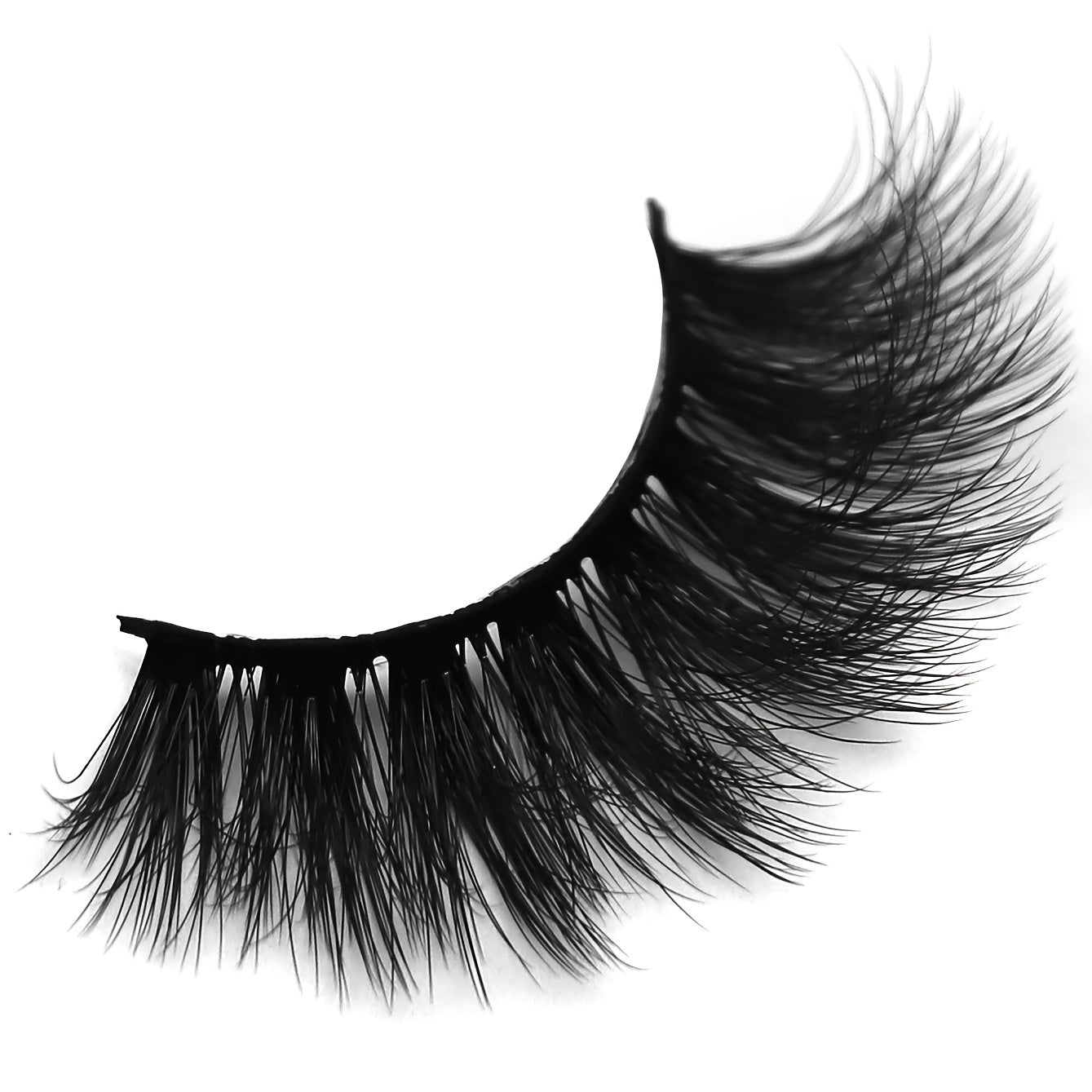 7 Pairs Full Strip Eyelashes Thick Curling 18mm Fluffy False Eyelashes