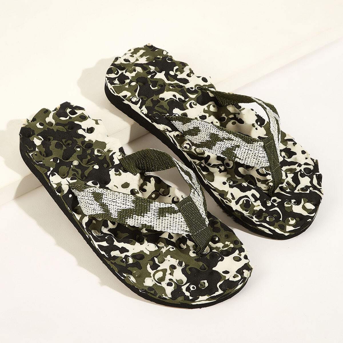 Men's Camo Flip Flops Anti-skid Slippers