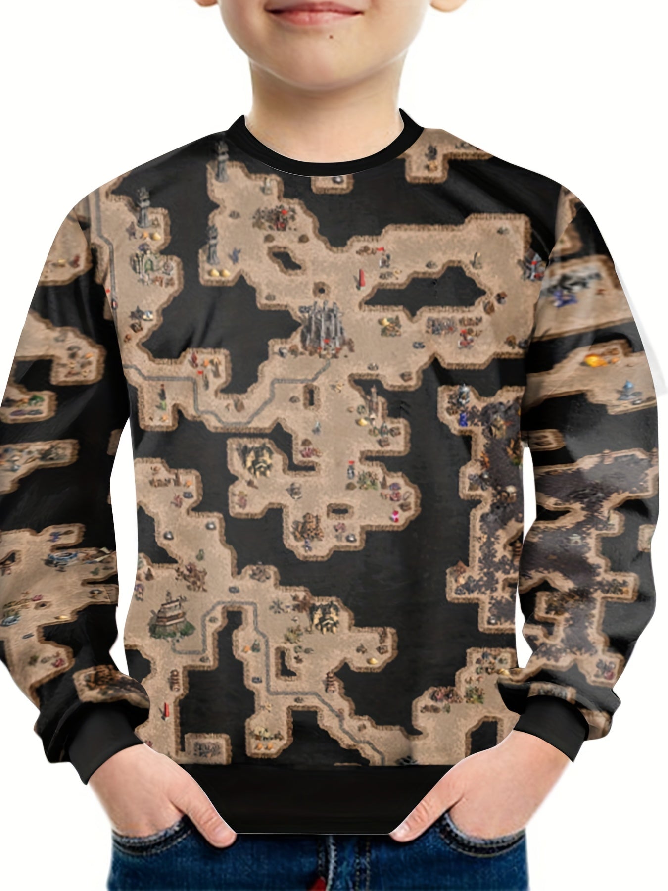 Teens Hot 3D Print Sweatshirt Street Wear Clothes