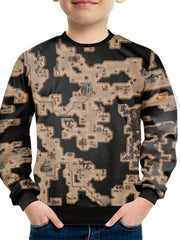 Teens Hot 3D Print Sweatshirt Street Wear Clothes