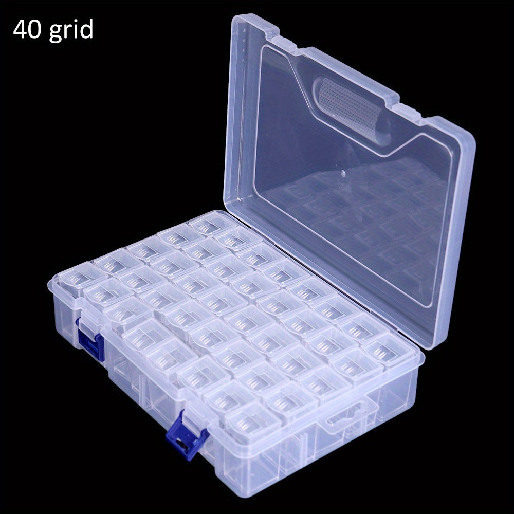 DIY Diamond Painting Bead Storage Box Nail Art Pendant Jewelry Accessory Storage
