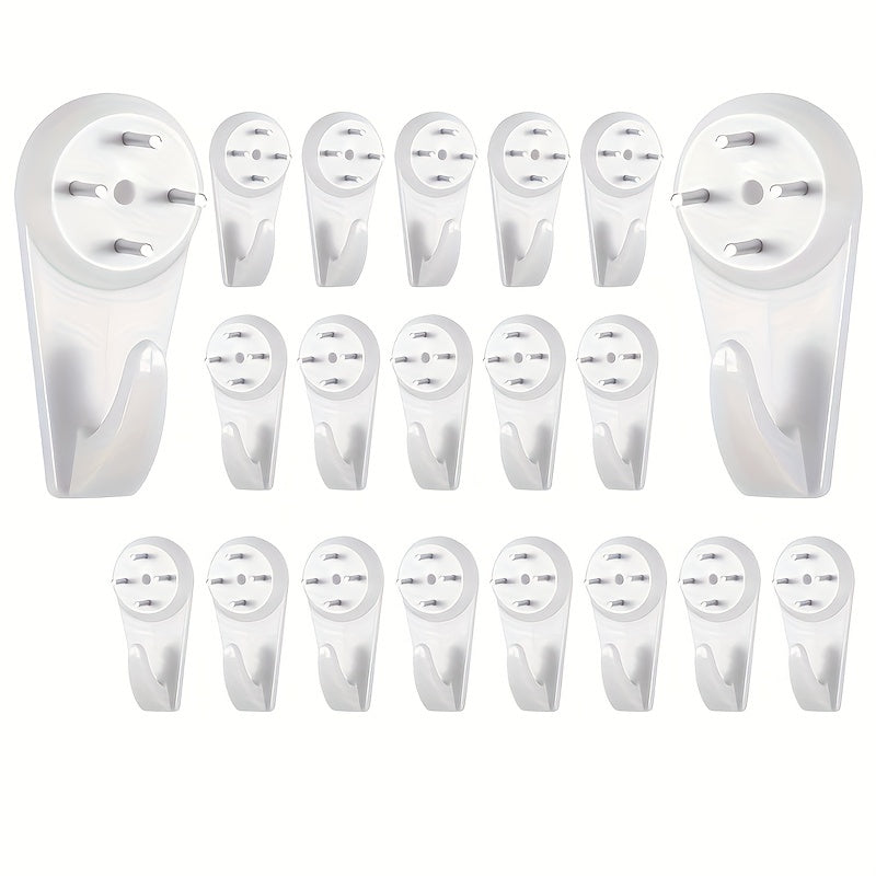 20 Invisible Nail Wall Screws And Hooks For Wall Mounted Projector Screen Frame