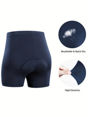 Men's Cycling Shorts with 4D Padding for Outdoor Activities