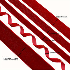 74 Meter Velvet Woven Ribbon Satin Ribbon Red Bow Headband Material
