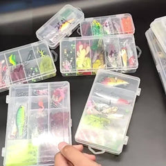 Freshwater Fishing Lures Kit for Bass Trout Crappie Salmon 72pcs