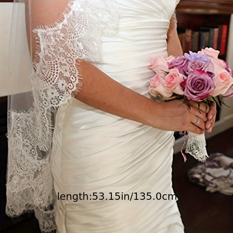 Lace Veil Bridal Headscarf Muslim Hijab for Party Decoration Headwear
