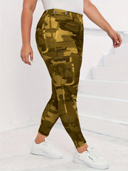 Camo Print High Stretch Leggings