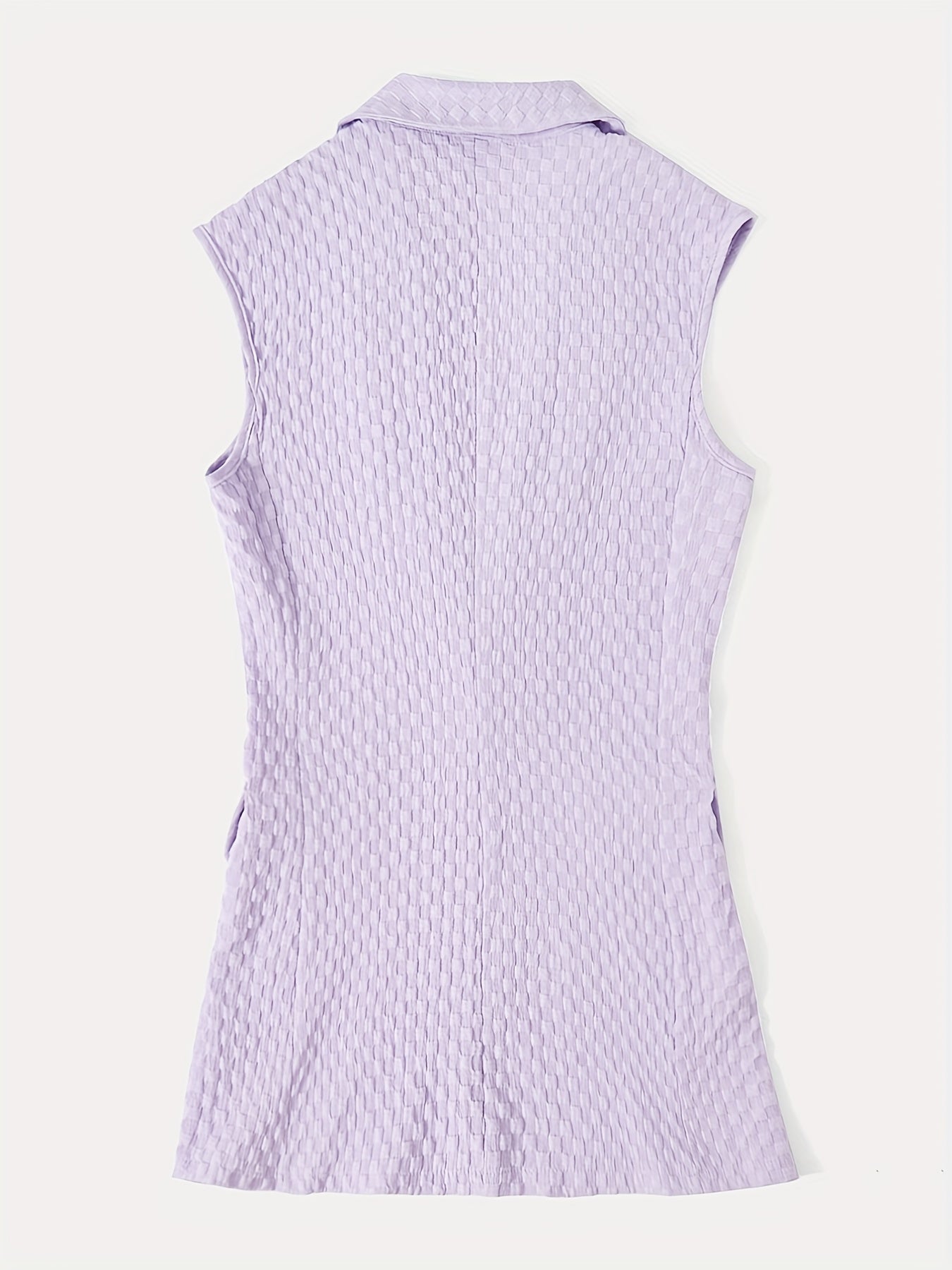 Solid Sleeveless Vest Blazer Casual Lapel Outerwear