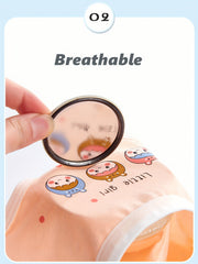 4pcs Cartoon Graphic Print Soft Briefs Underwear