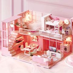 DIY Dollhouse Kit 3D Jigsaw Puzzle Assembled Model For Girl Princess Toys