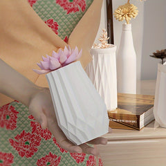DIY Faceted Vase Silicone Mold Geometric Origami Vase Pen Holder