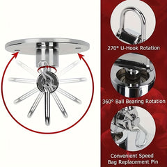 Ceiling Mounted Heavy Duty Ball Stand for Speed Bag Hanging Swivel Board