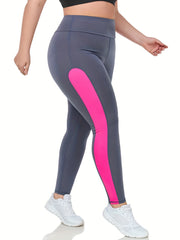 Contrast Panel High Rise Leggings