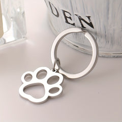 Cartoon Dog Paw Keychain - Stylish Accessory for Bags and Keys