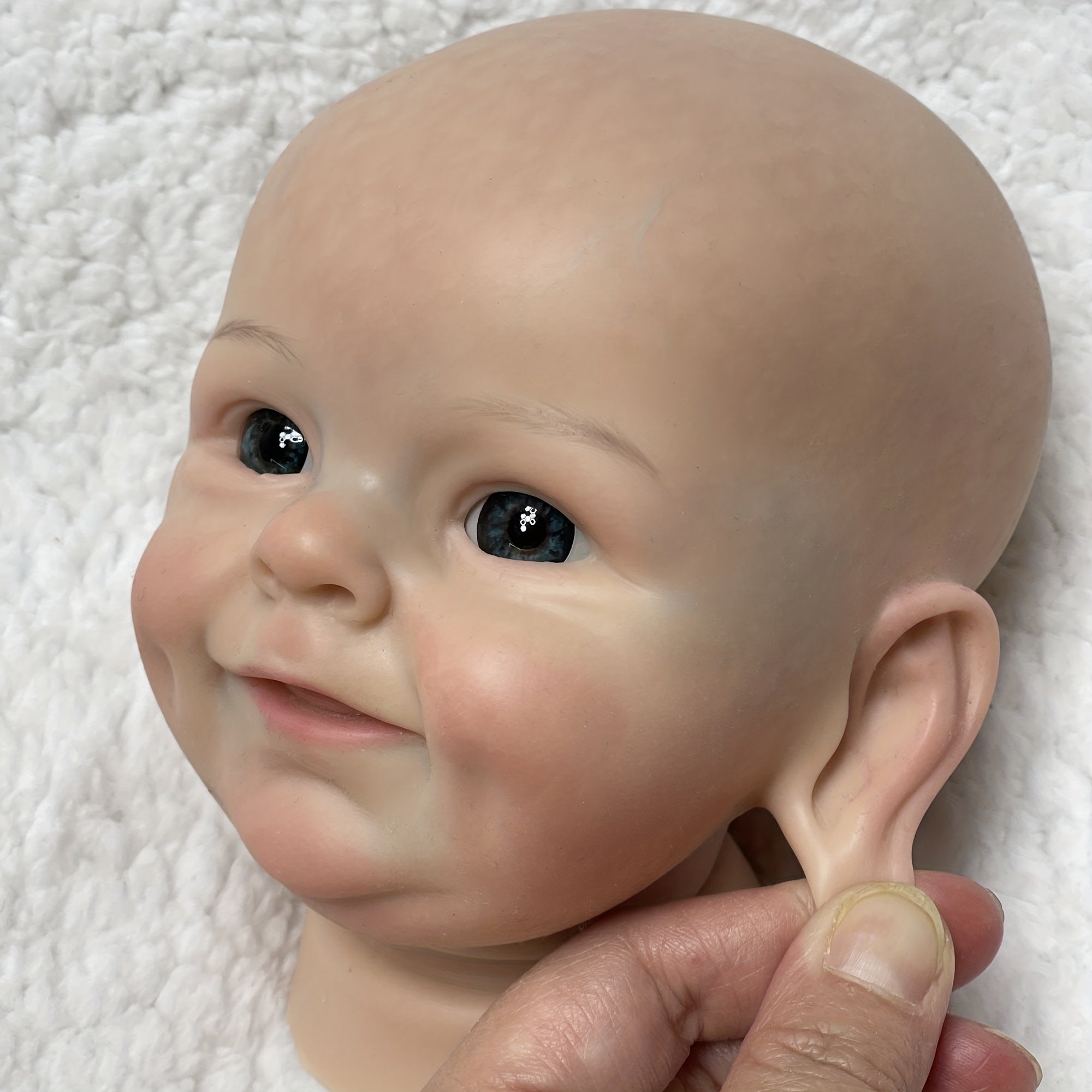 50 8 Cm Reborn Doll Kits Soft Solid Silicone Painted Bebe Reborn Doll Parts