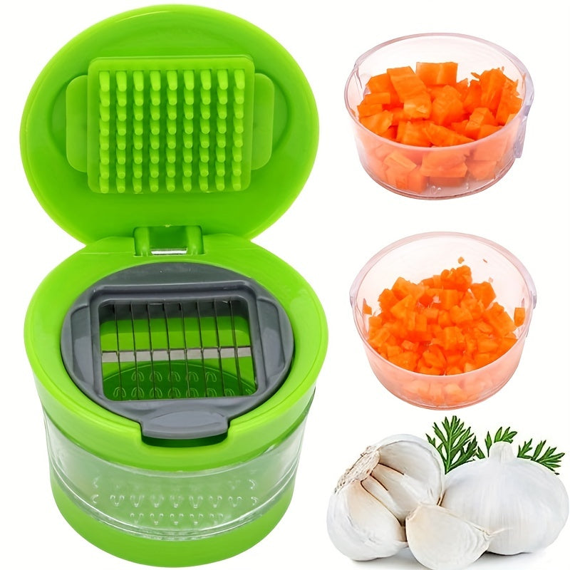 Stainless Steel Garlic Press Vegetable Cutter Kitchen Supplies