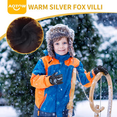 Kids' Waterproof Anti-Touchscreen Gloves for Running & Skiing