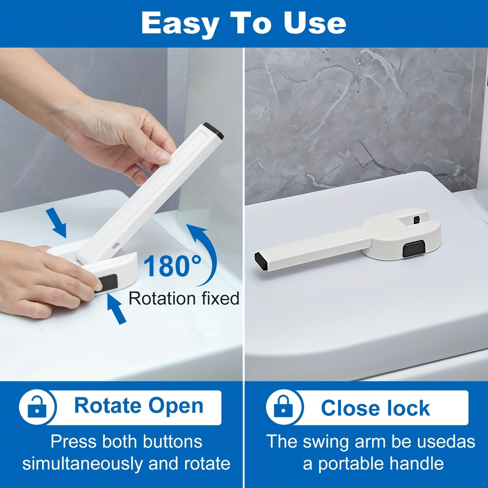 Baby Toilet Seat Lock, Easy Installation, Strong Adhesion