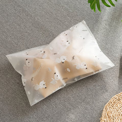 Zippered Sealing Storage Bag PE Classification Clothing Packing Bag