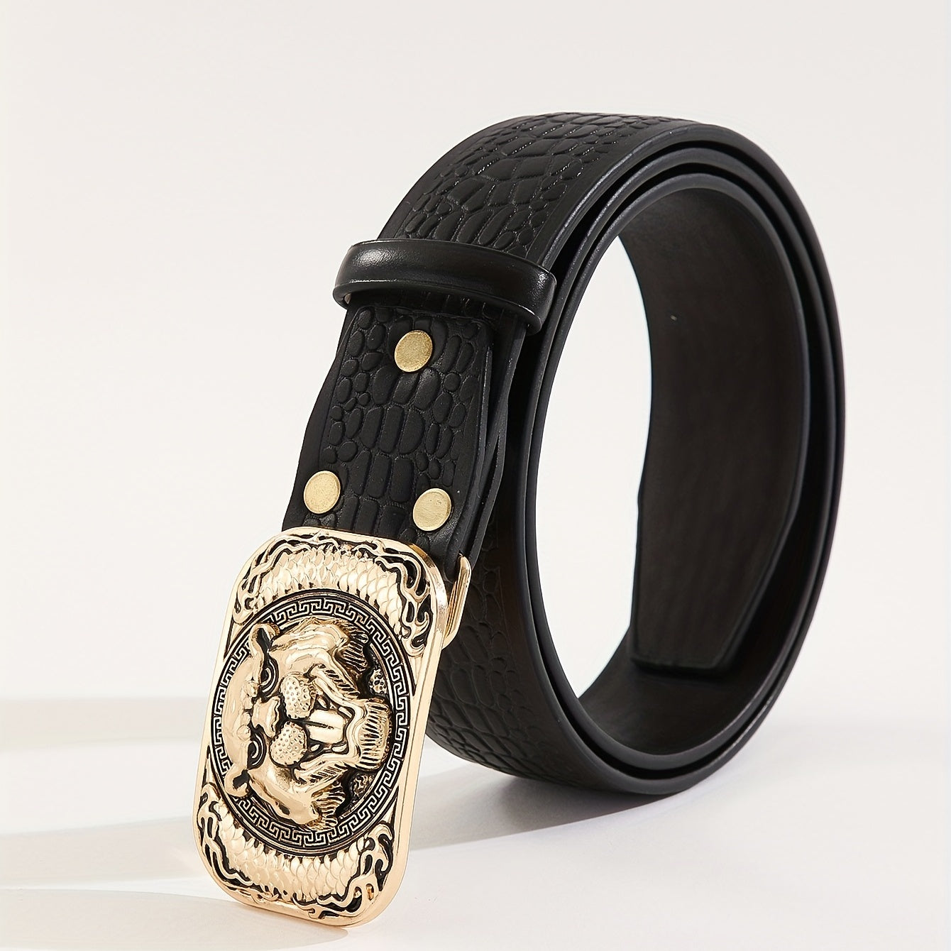Men's Casual Business Buckle Belt for Outdoor Party Holiday