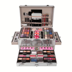 106 Pcs Makeup Kit Set For Girl Eyeshadow Lipstick Blush Brush Gift For Mom
