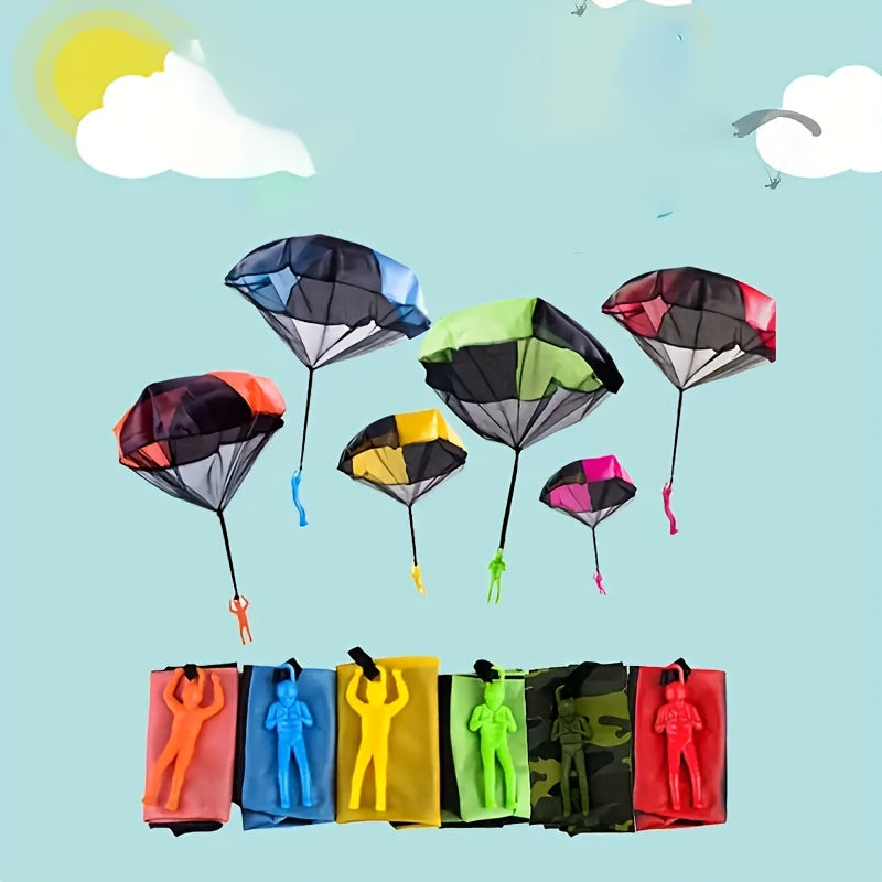 Colorful Parachute Toys for Kids and Adults Flying Discs Lawn Games