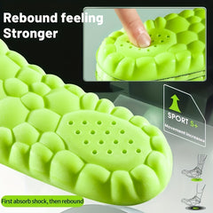 4D Massage Sports Insoles High Elastic Deodorant Comfortable Running