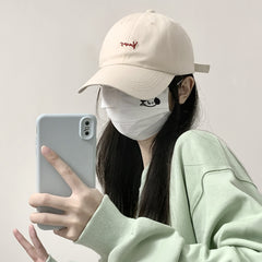 Letter Embroidery Baseball Cap Lightweight Dad Hats Adjustable Sports Sun Hats