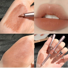 Rotating Lip Liner Lipstick Pen Waterproof Matte