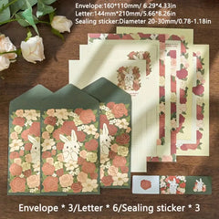 12pcs Flower Theme Envelope Set for Weddings Father's Mother's Thanksgiving