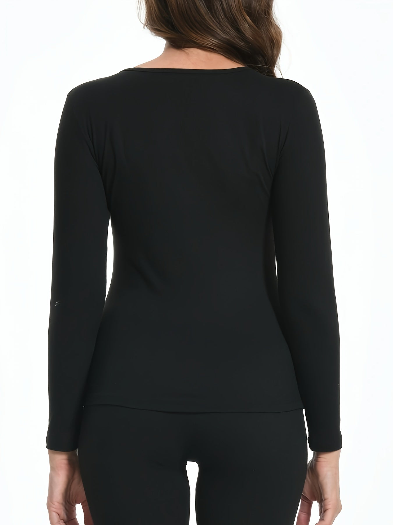 Soft Thermal Underwear Women's Crew Neck Top