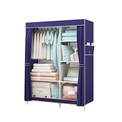 Large Clothes Storage Closet With Side Pockets