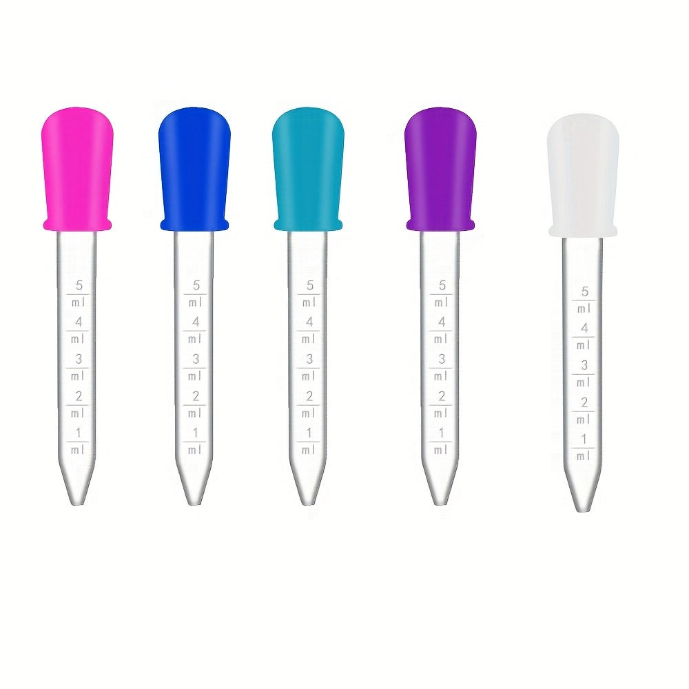Silicone 5 ML Clear Liquid Medicine Eye Dropper for Candy Mold