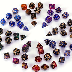 7pcs Metal Polyhedral Dices For Board Game Gift