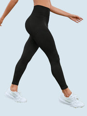 Striped High Waist Hip Shaping Leggings Yoga Pants