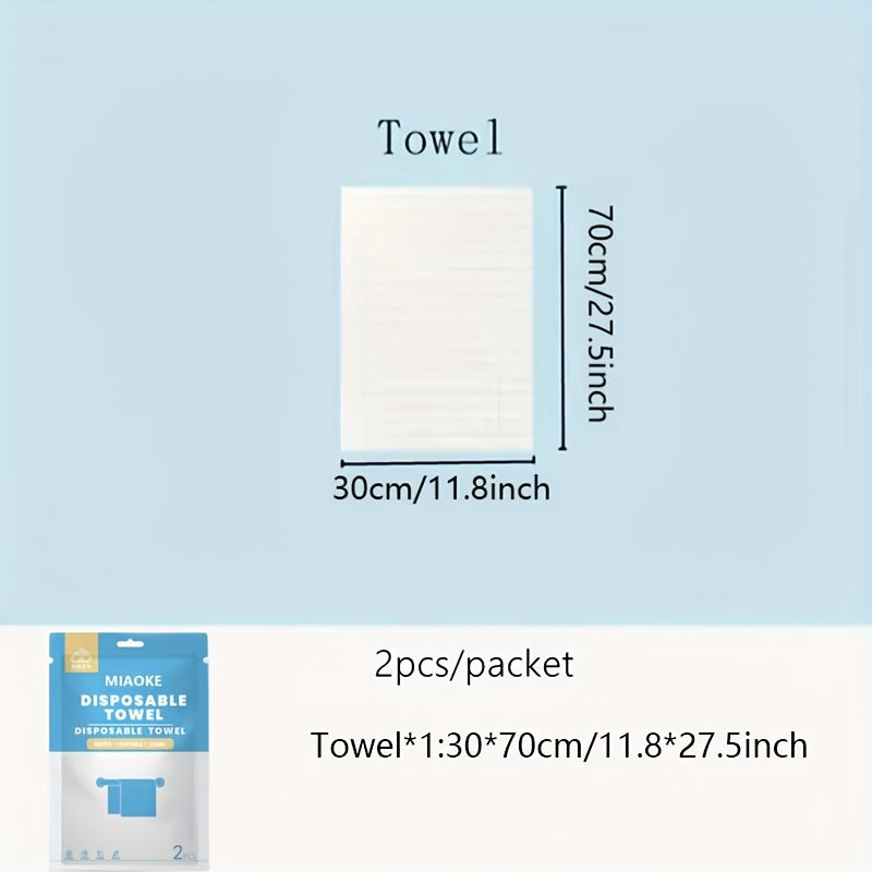 Disposable Bath Towel And Hand Towel Set, Travel Hotel Soft Face Towel