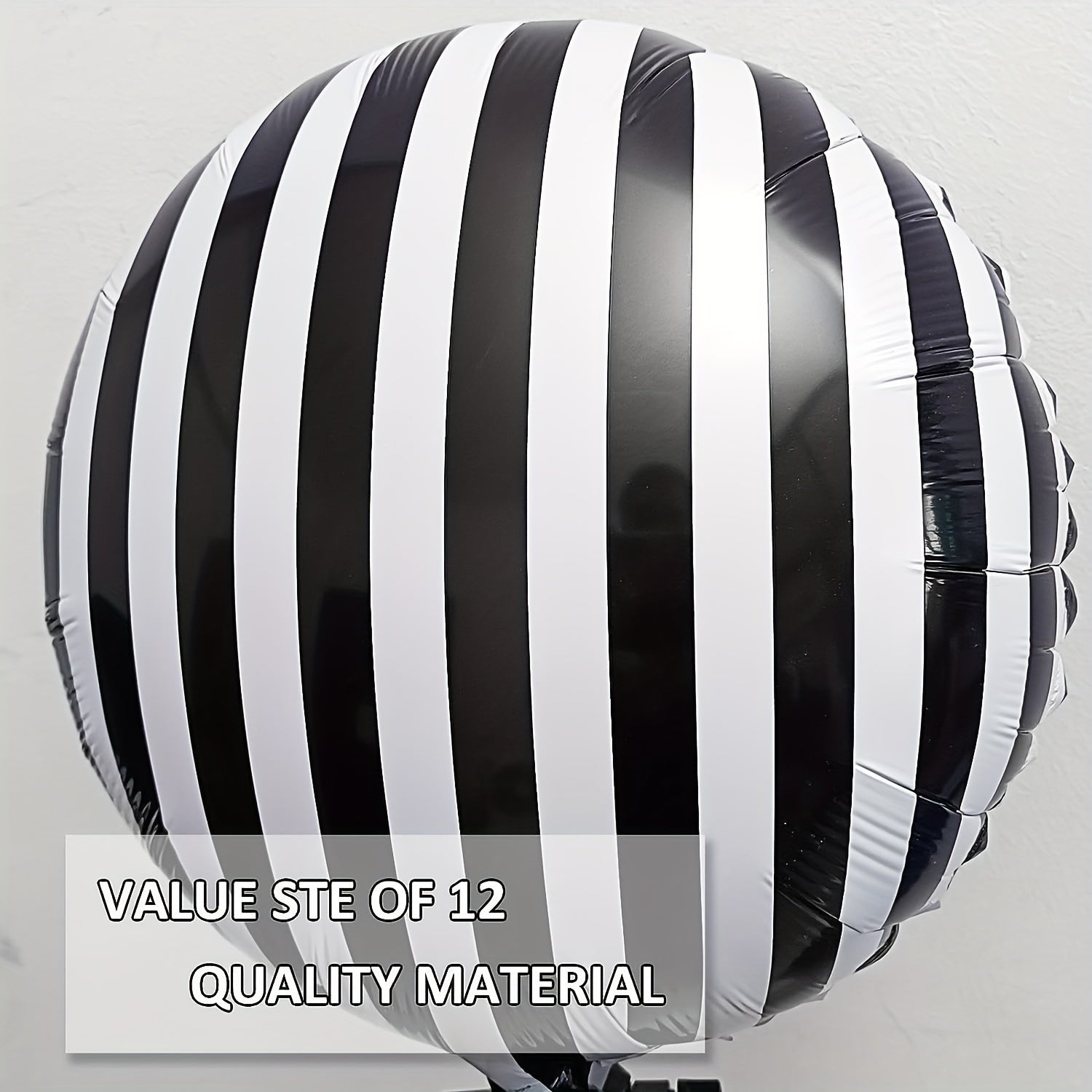 12pcs 45 72cm Striped Foil Balloons for Party Decoration