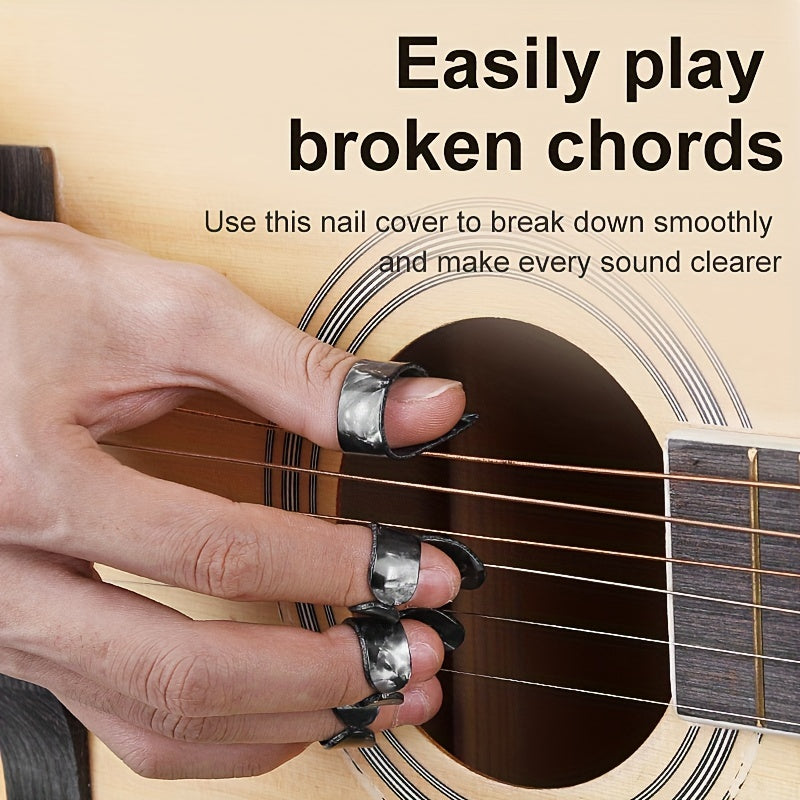 Folk Guitar Finger Sleeves Right Hand Nail Sleeves