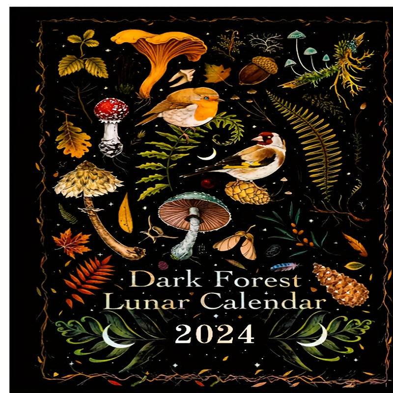 Dark Forest Calendar Year Calendar Christmas Halloween Thanksgiving Gift