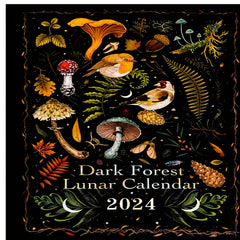 Dark Forest Calendar Year Calendar Christmas Halloween Thanksgiving Gift