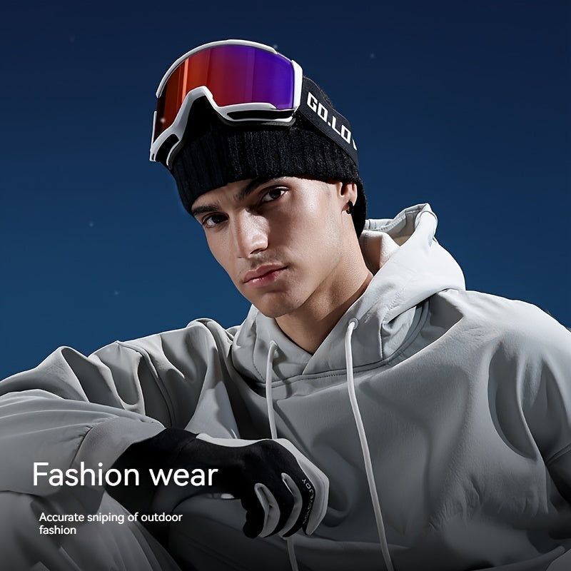 Knitted Skiing Hat Men Women Outdoor Sports Cycling Ear Protector Warm