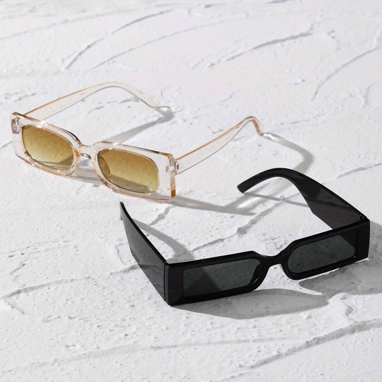 Y2K Rectangle Sunglasses Anti Glare UV400
