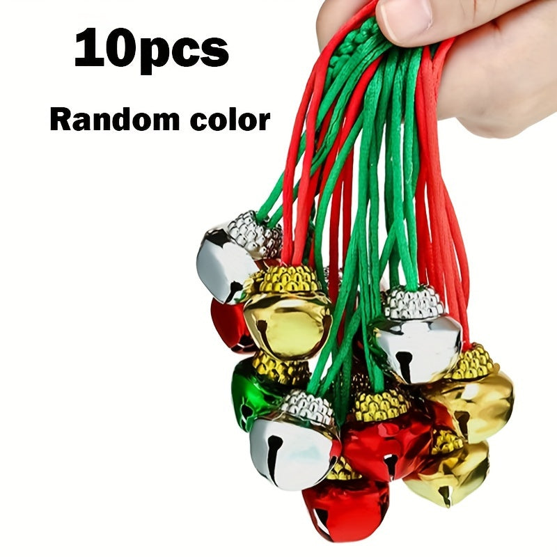 24pcs Christmas Bell Necklace Holiday Party Decoration