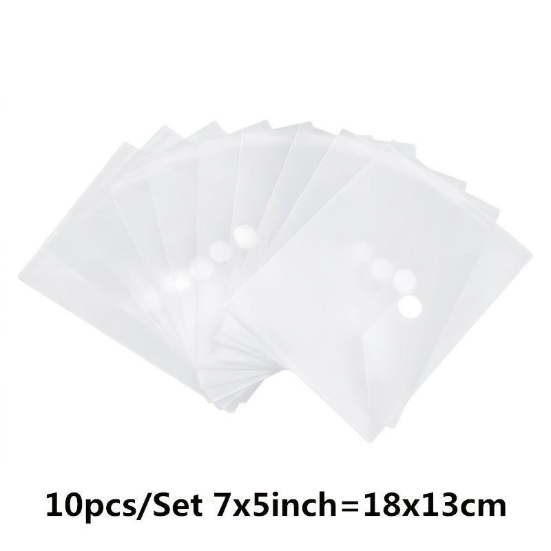 10pcs Magnetic Sheets/Plastic Bags for Scrapbooking Stamp Die Storage