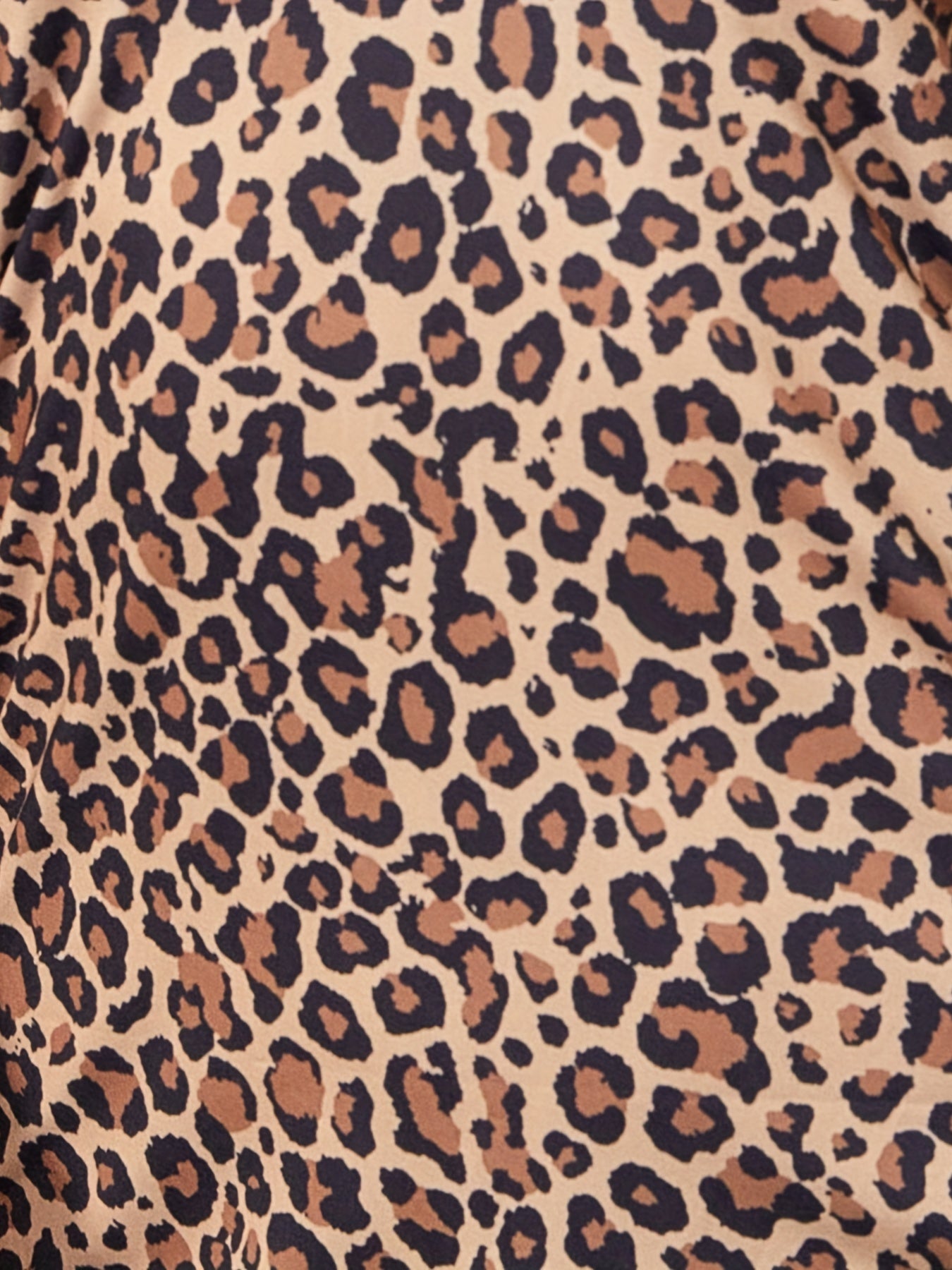 Leopard Lace Nightdress Deep V Backless Sleep Dress