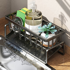 Kitchen Sink Rack Drain Baskets Countertop Storage