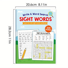 LACHILLY 220 Sight Words Workbook for Kids Writing Practice
