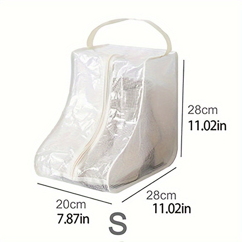 Boots Storage Bag Zipper Lightweight Protective Cover Dust-proof Shoe Container