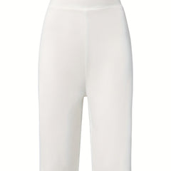 Summer Slim Cropped Pants Women's Clothing