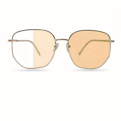 Men's Ultralight Myopia Glasses Square Frame Anti Light Goggles